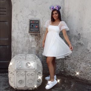 White babydoll Dress